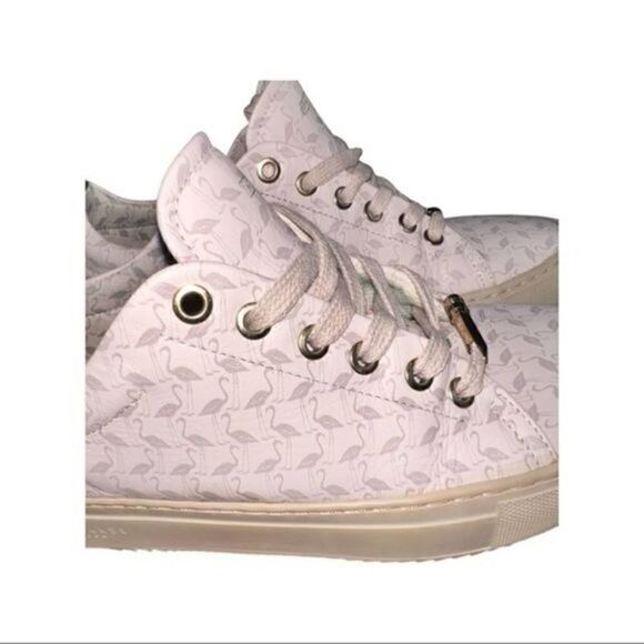 Ted baker pink motif flamingo sneakers size 39 - Picture 9 of 13